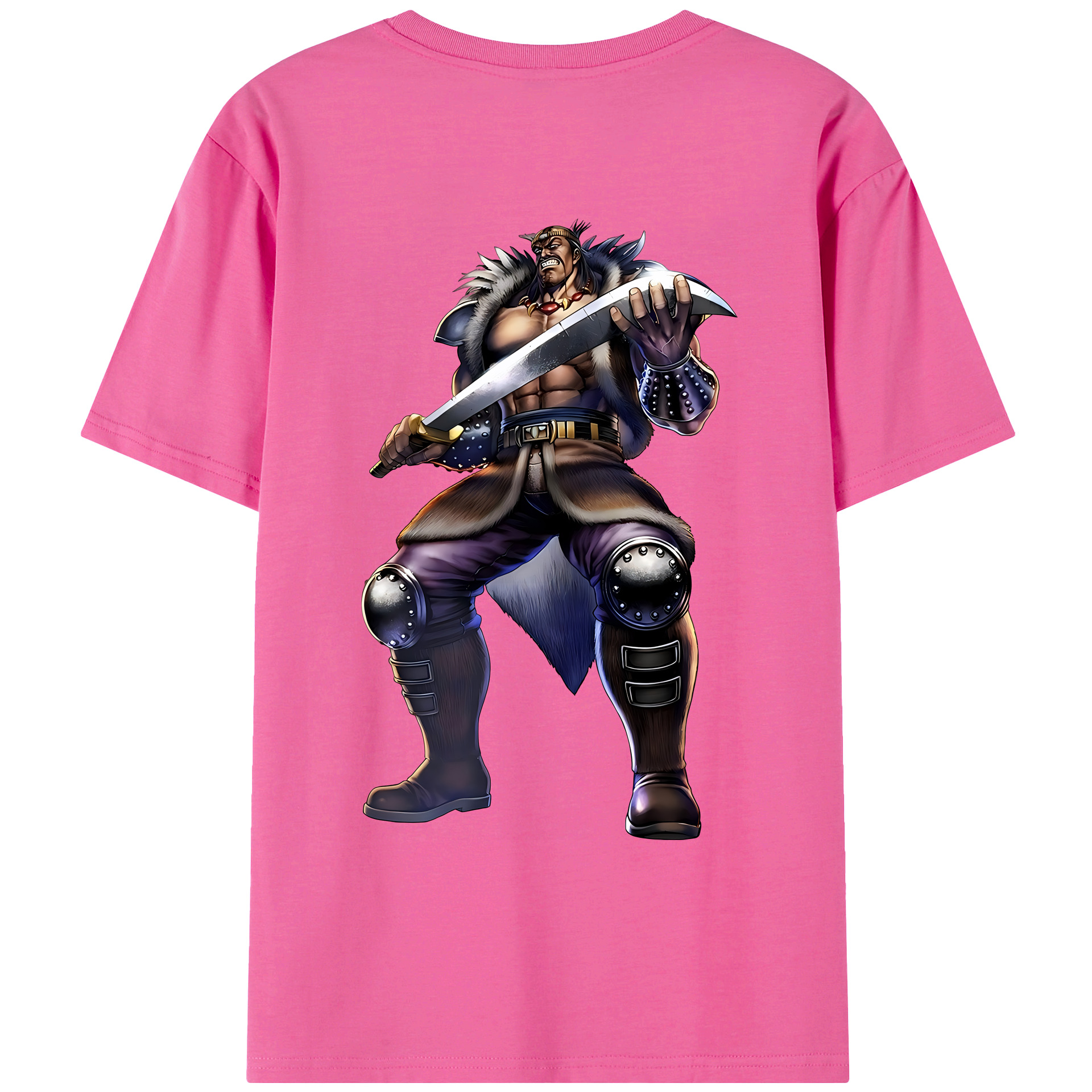（画像用） 北斗の拳 Fist of the North Star レディース半袖Tシャツ(バックプリント)